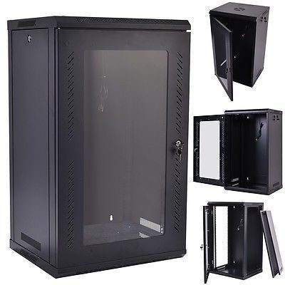 18U Server Rack/cabinet 600 x 600 Glass Front Door