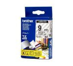 Brother TZE-121 9mm x 8m black on clear label tape