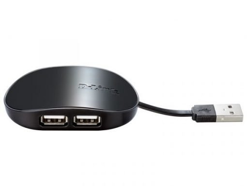 D-LINK DUB-1040 4-port Pocket USB 2.0 HUB Upstream USB Type A