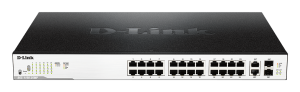 D-Link DGS-1100-26MP 24 Ports PoE+ Smart Gigabit Switch