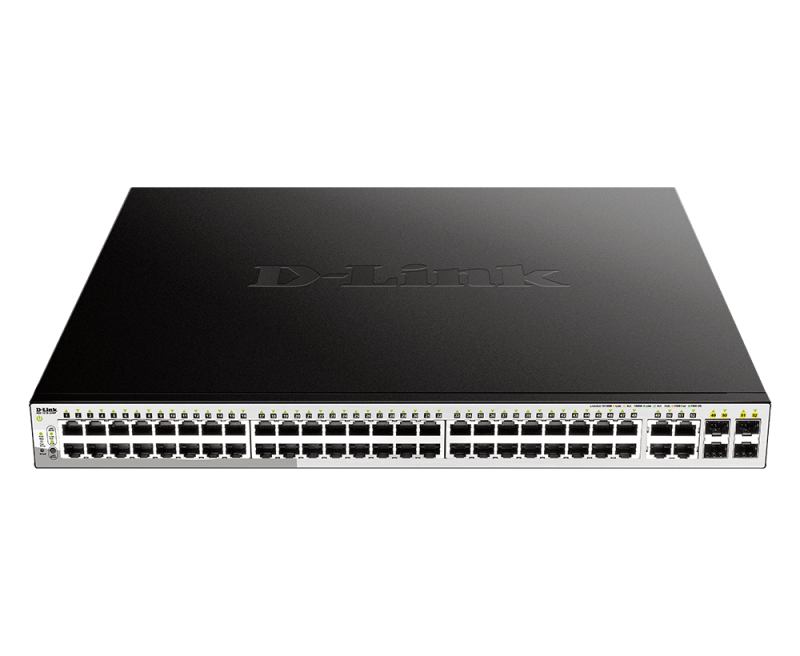 D-Link DGS-1210-52MP 52-Port Gigabit Smart Managed PoE Switch