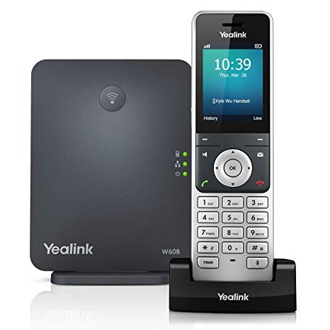 Yealink W60P Cordless DECT IP Phone and Base Station