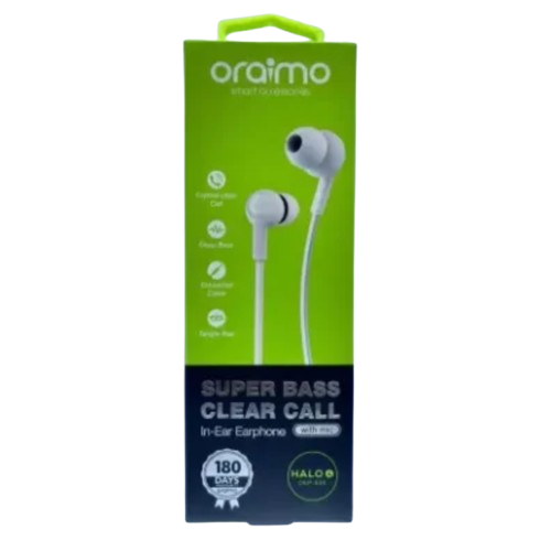 Oraimo Super Bass Stereo Clear Calls Earphones