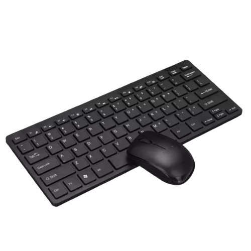 Mini Portable Wireless Keyboard Mouse USB